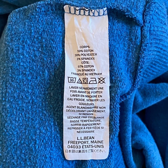 L.L. Bean I Cozy Pullover I Marine Blue Heather - Picture 4 of 16